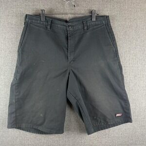 Dickies Shorts Mens 40 Black Work Utility Carpenter Genuine‎ Relaxed Fit Durable